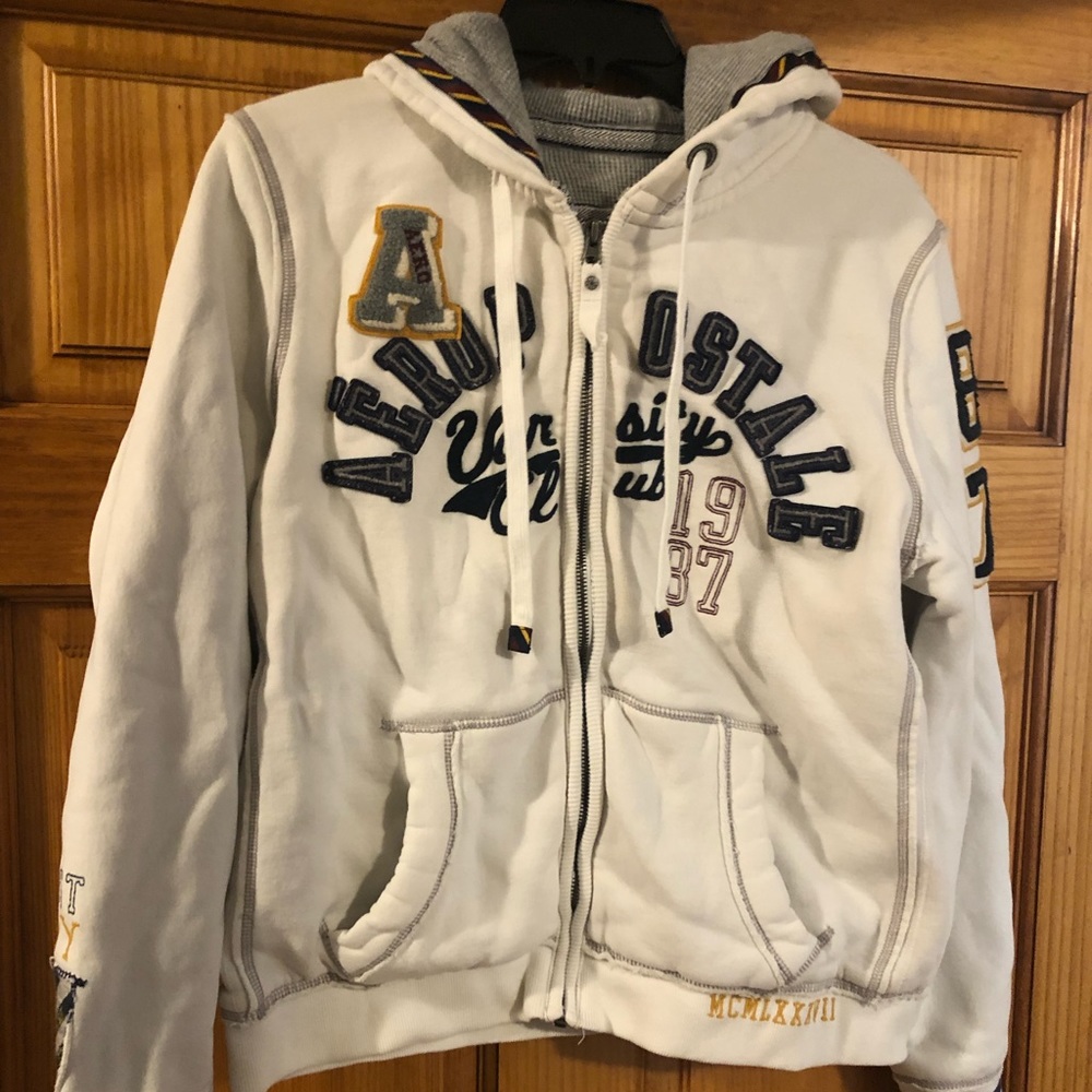 Zip up Aeropostale hoodie